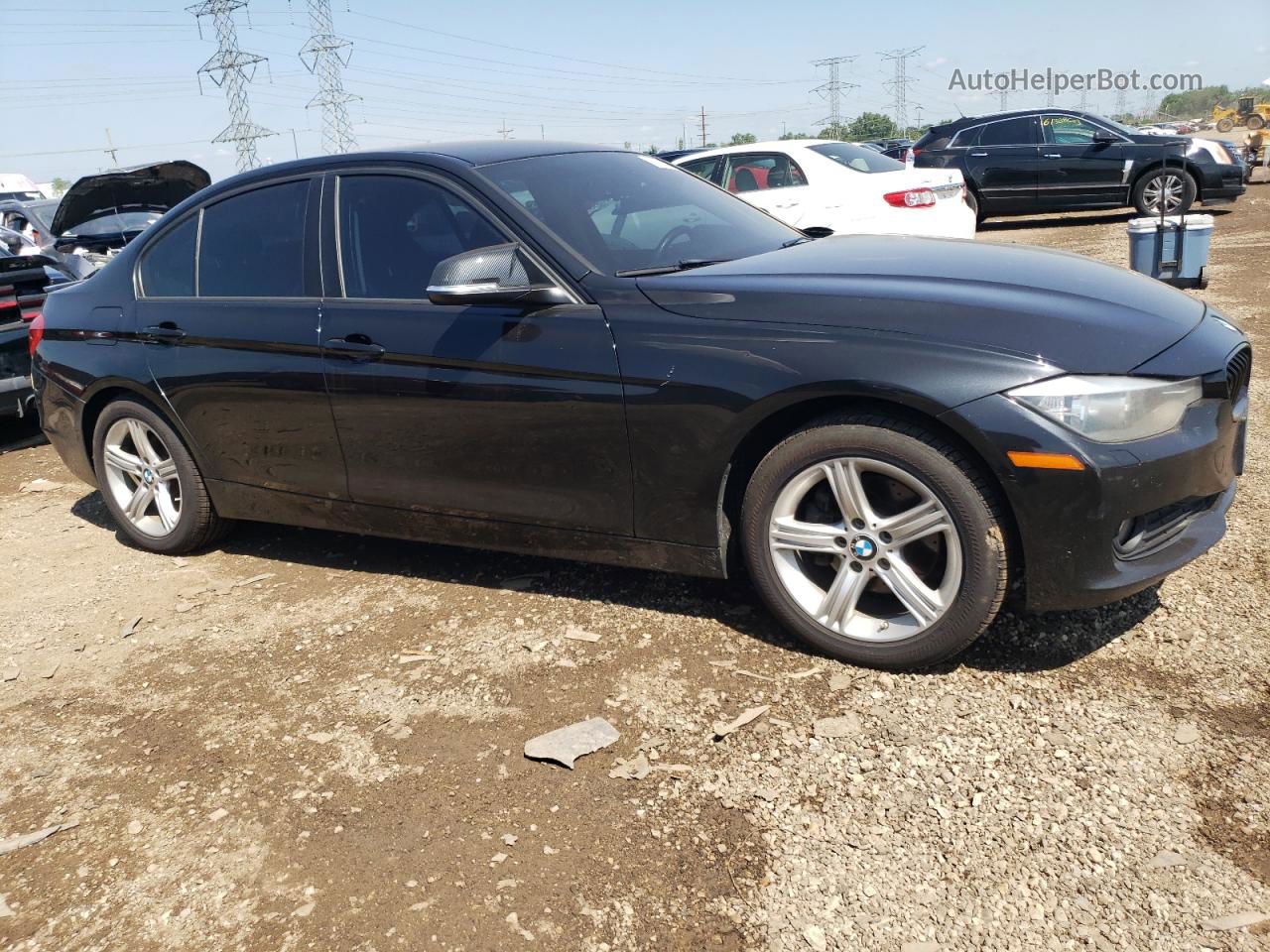 2014 Bmw 328 D Xdrive Black vin: WBA3D5C51EKX99513