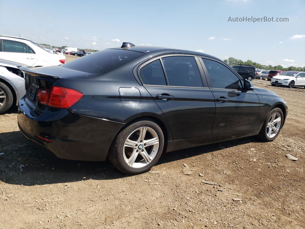 2014 Bmw 328 D Xdrive Black vin: WBA3D5C51EKX99513