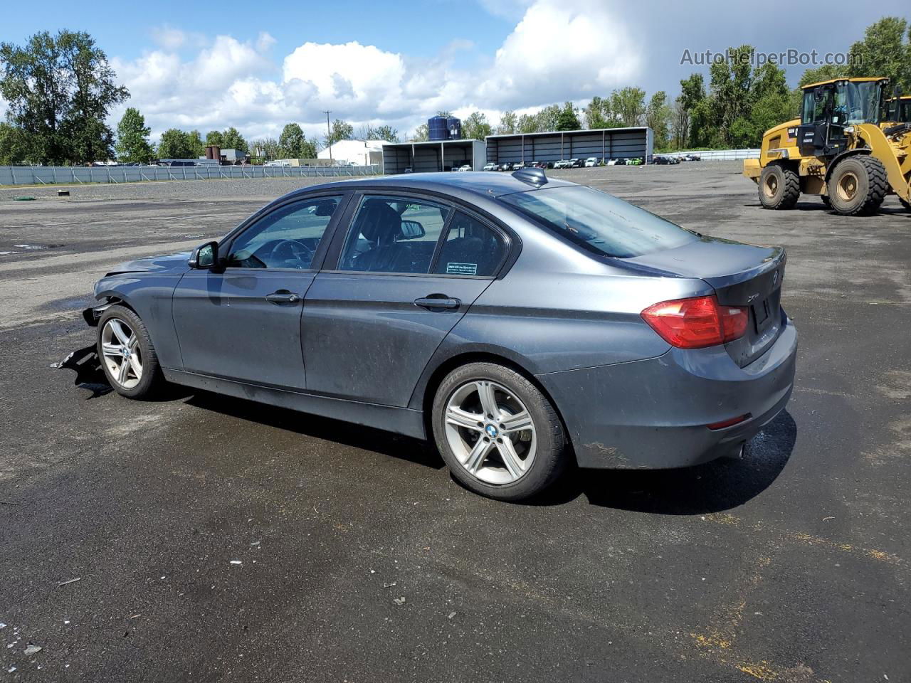 2015 Bmw 328 D Xdrive Gray vin: WBA3D5C51FK290796