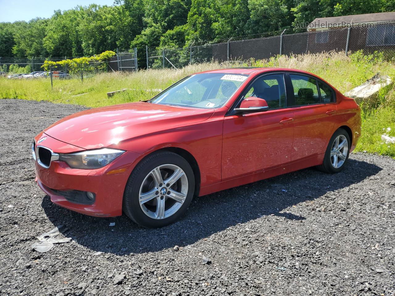 2014 Bmw 328 D Xdrive Red vin: WBA3D5C52EKX95986