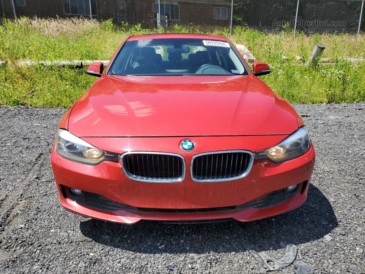 2014 Bmw 328 D Xdrive Red vin: WBA3D5C52EKX95986