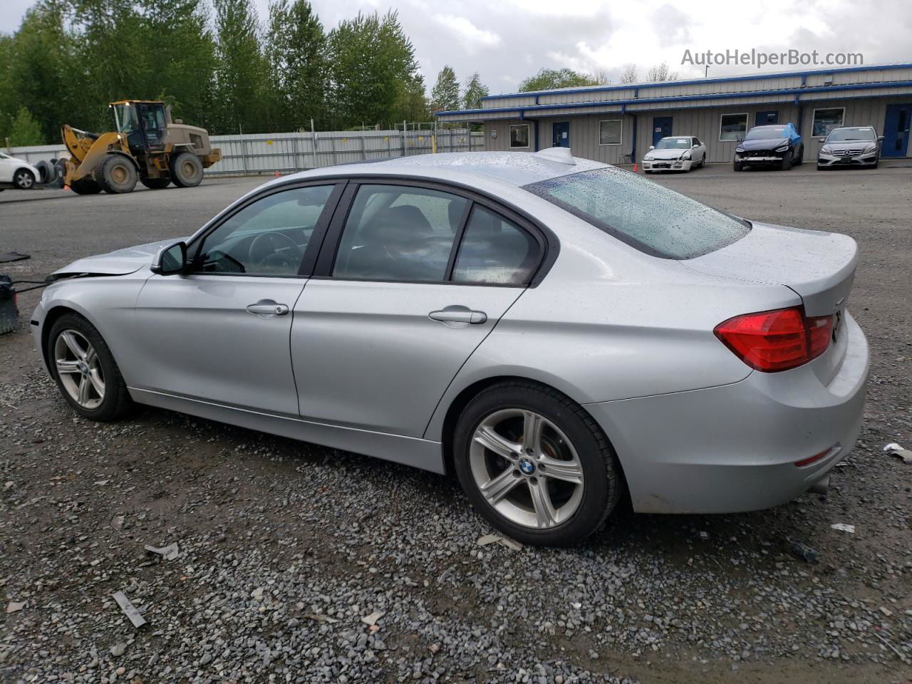 2014 Bmw 328 D Xdrive Silver vin: WBA3D5C54EKX96024