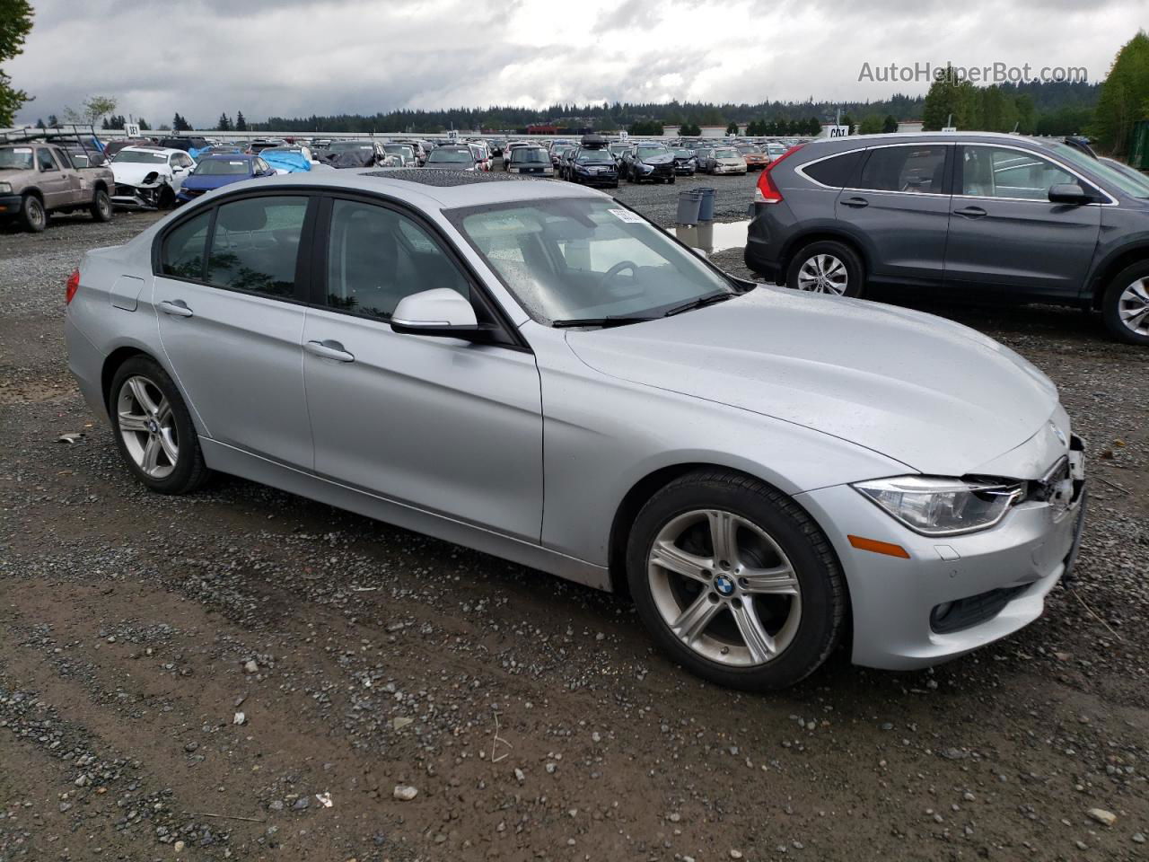 2014 Bmw 328 D Xdrive Серебряный vin: WBA3D5C54EKX96024