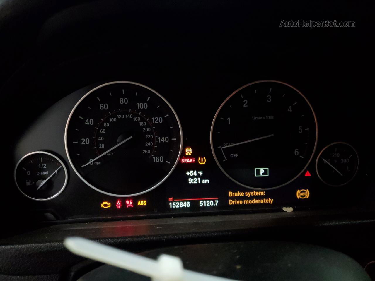 2014 Bmw 328 D Xdrive Blue vin: WBA3D5C54EKX98811