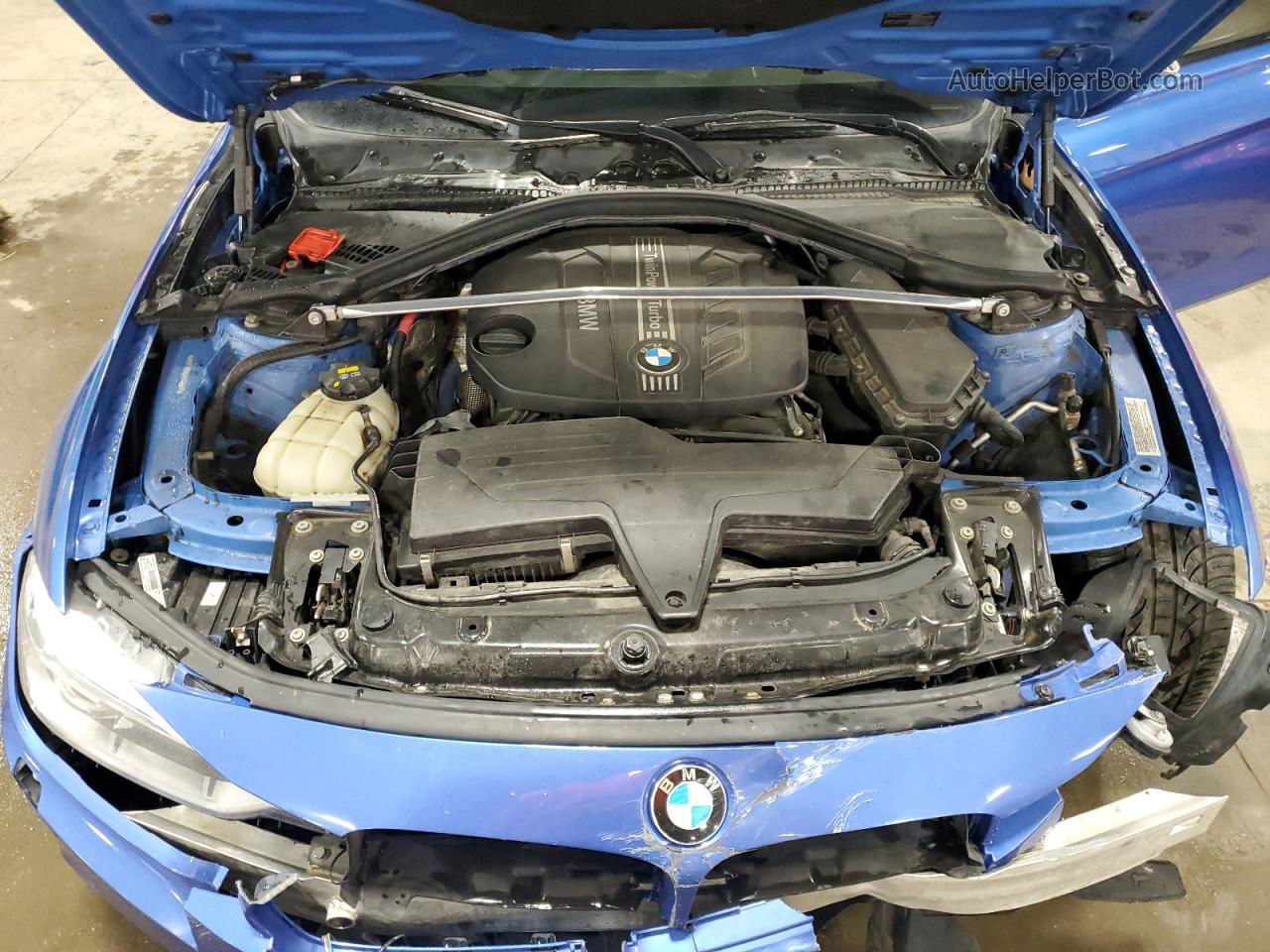 2014 Bmw 328 D Xdrive Blue vin: WBA3D5C54EKX98811