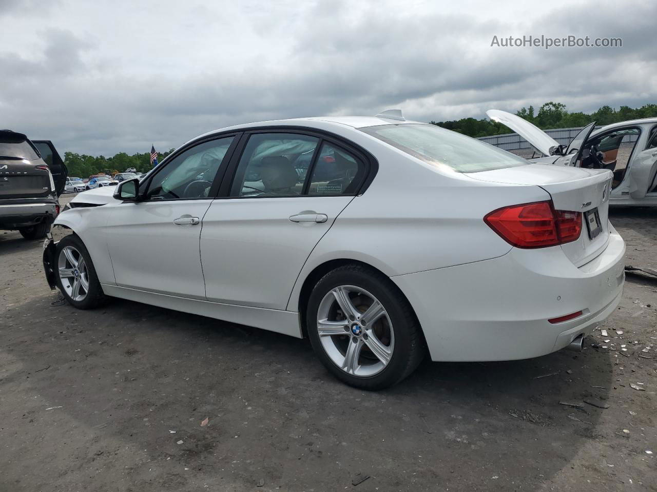 2014 Bmw 328 D Xdrive White vin: WBA3D5C55EKX96789