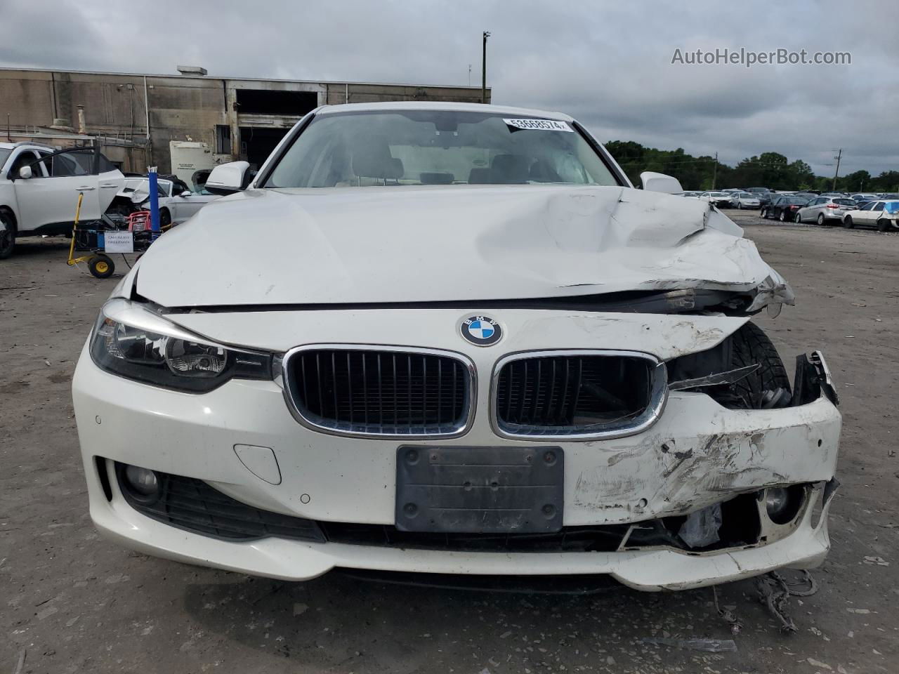 2014 Bmw 328 D Xdrive White vin: WBA3D5C55EKX96789