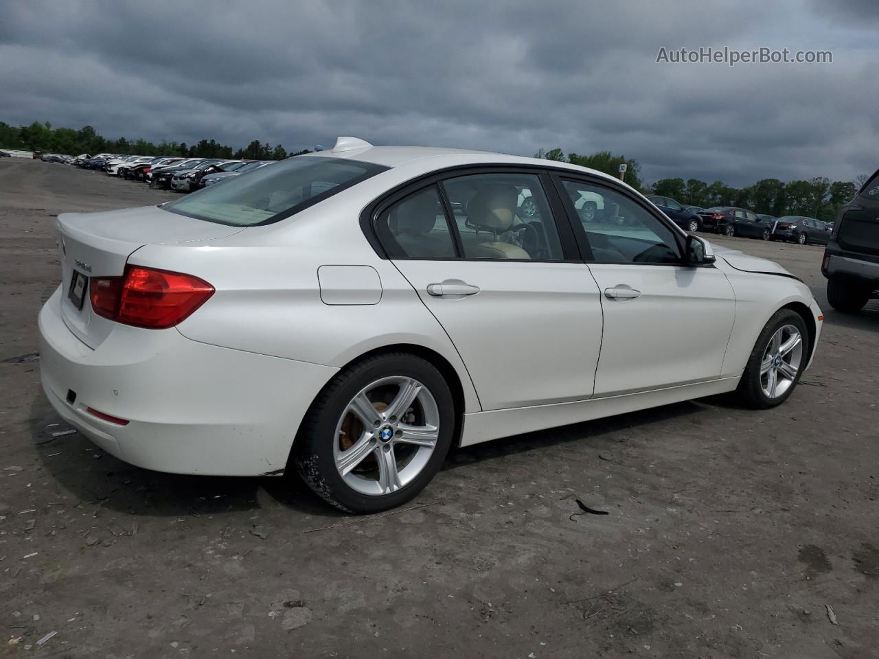 2014 Bmw 328 D Xdrive White vin: WBA3D5C55EKX96789