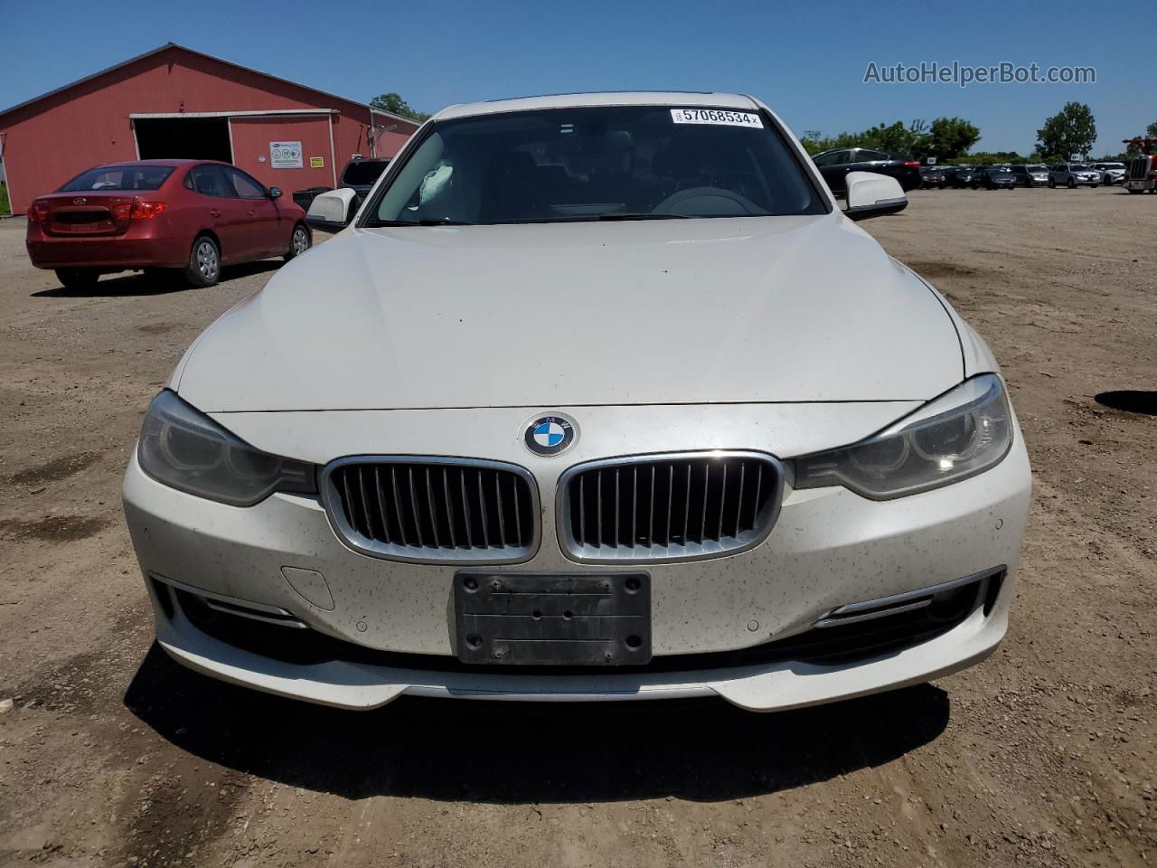 2014 Bmw 328 D Xdrive White vin: WBA3D5C56EKX95831