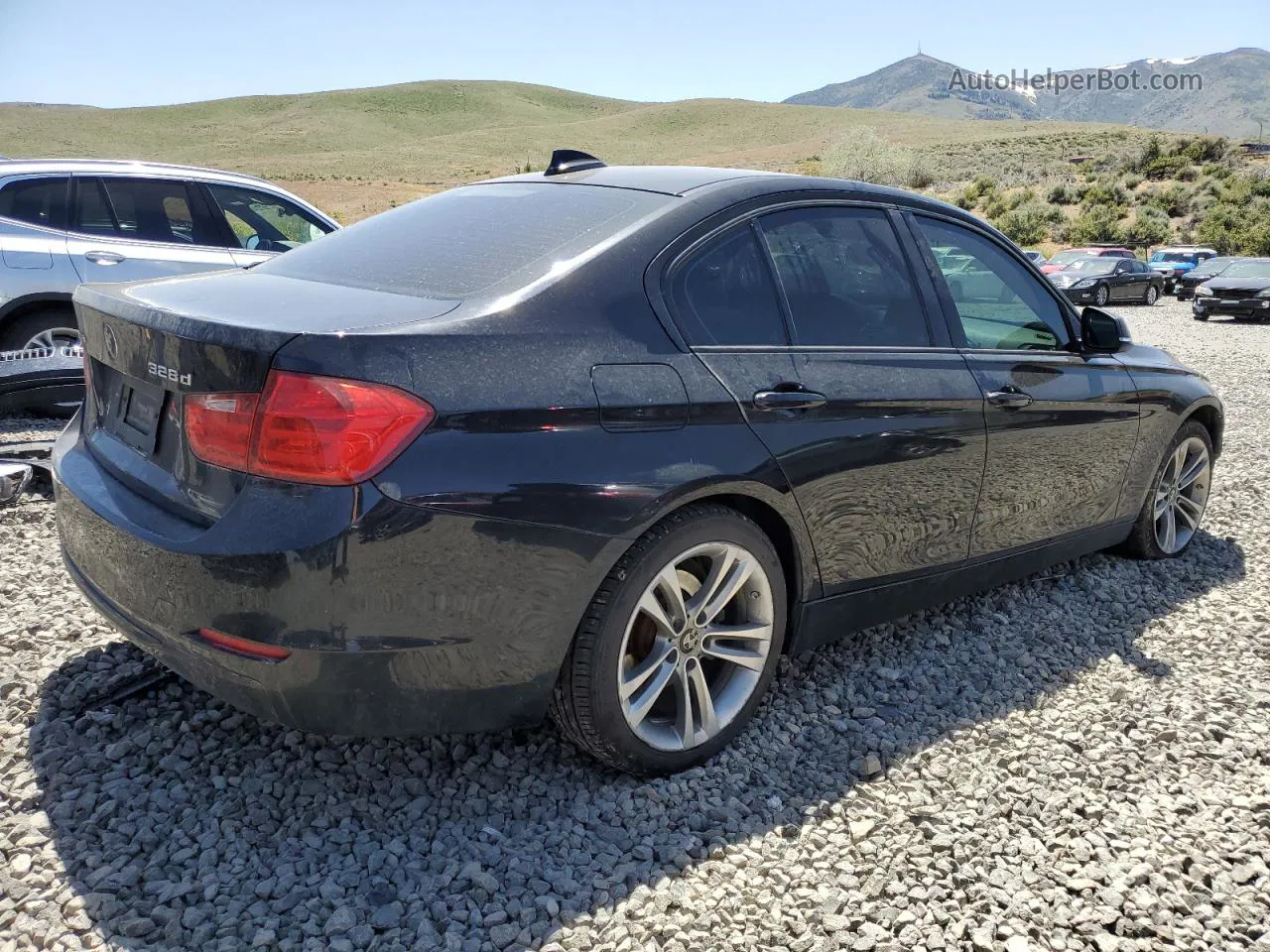 2014 Bmw 328 D Xdrive Black vin: WBA3D5C56EKX97319