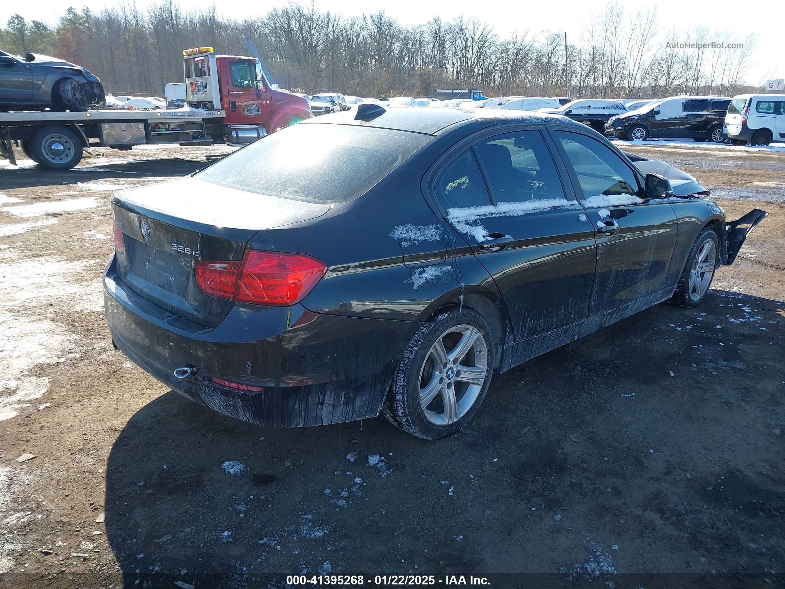 2014 Bmw 328d Xdrive Black vin: WBA3D5C57EKX98964