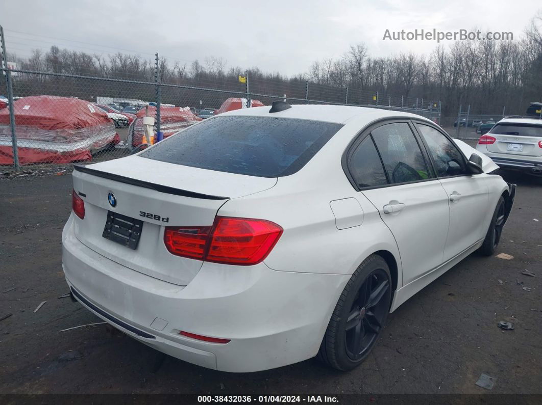 2014 Bmw 328d Xdrive White vin: WBA3D5C5XEKX98005