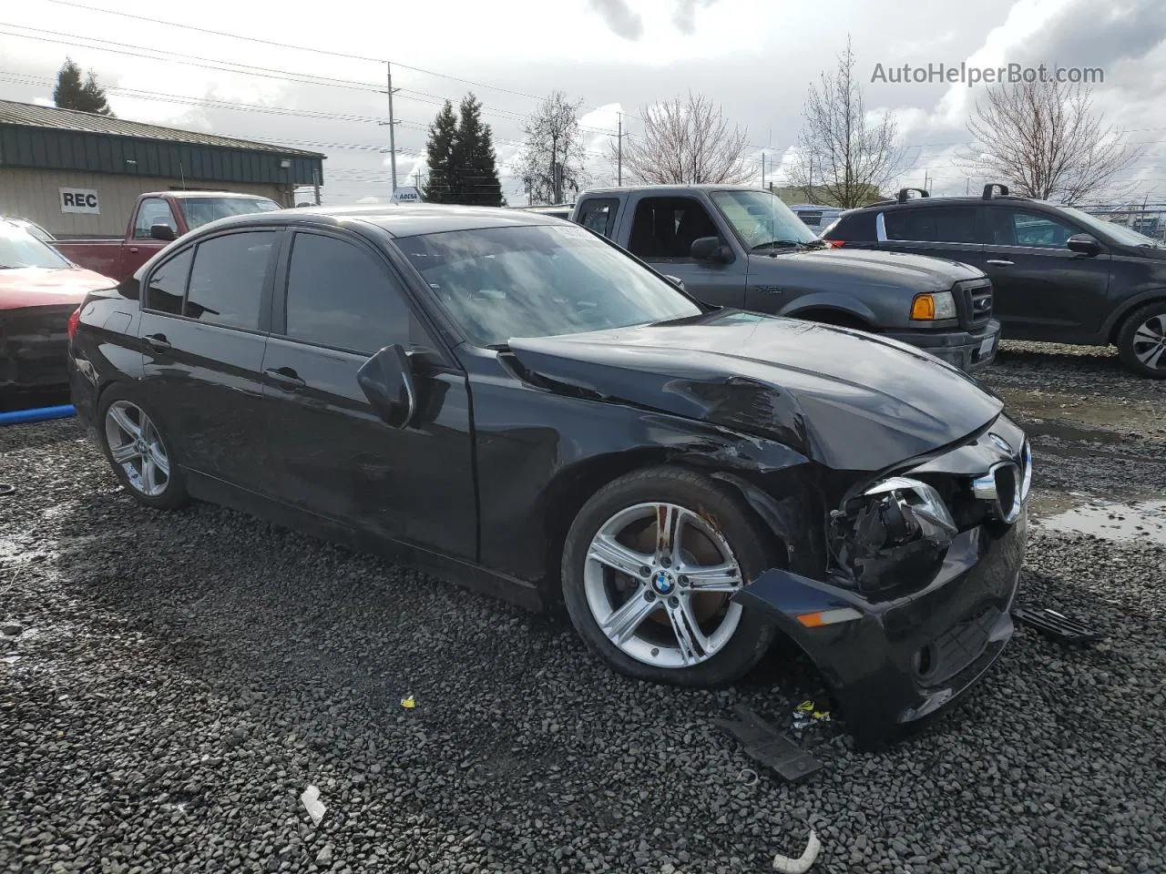 2014 Bmw 328 D Xdrive Black vin: WBA3D5C5XEKX98201