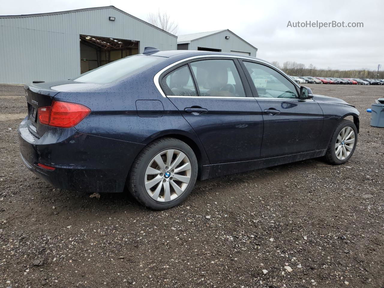 2015 Bmw 328 D Xdrive Blue vin: WBA3D5C5XFK291350