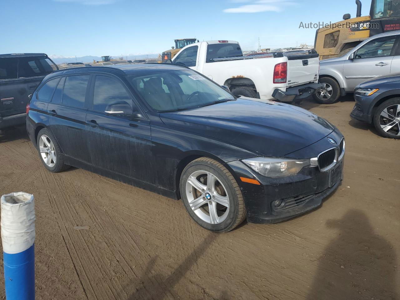 2014 Bmw 328 Xi Black vin: WBA3G7C52EF186215