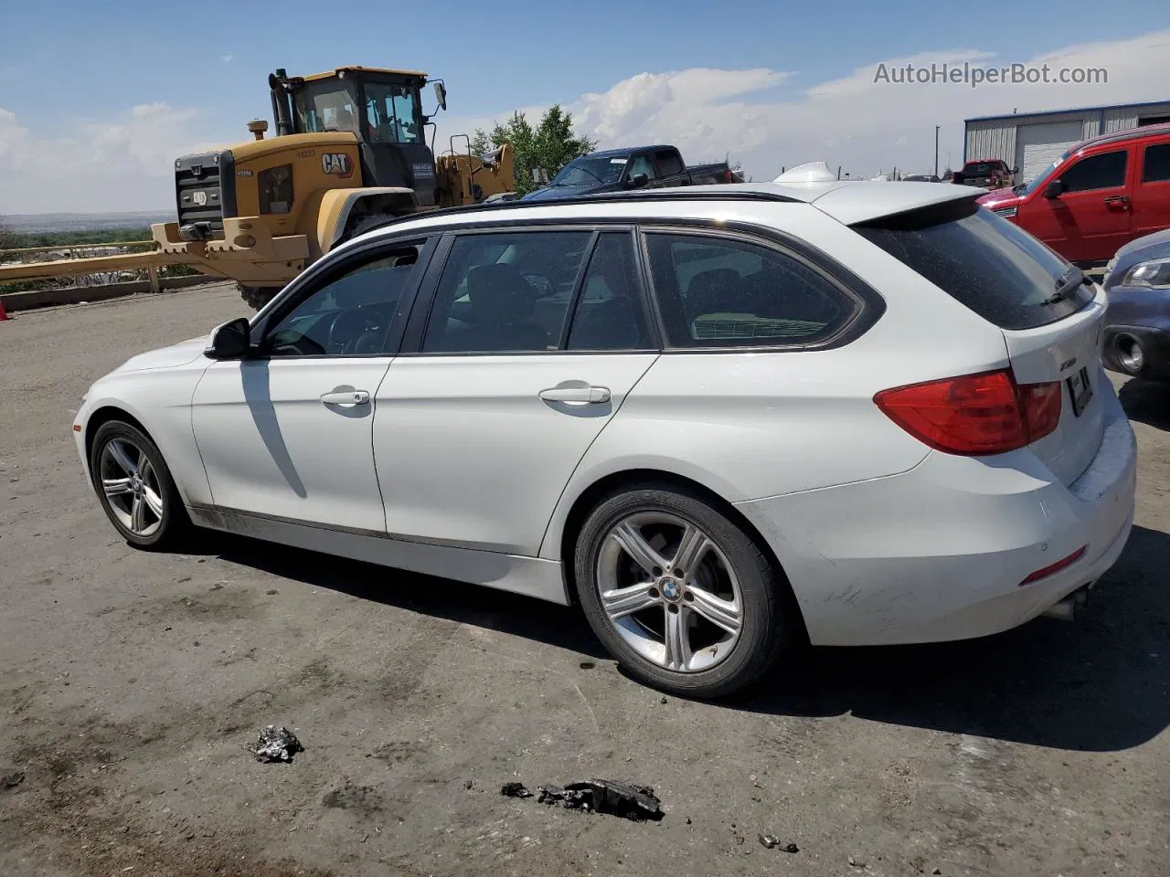 2014 Bmw 328 Xi White vin: WBA3G7C52EKN37812