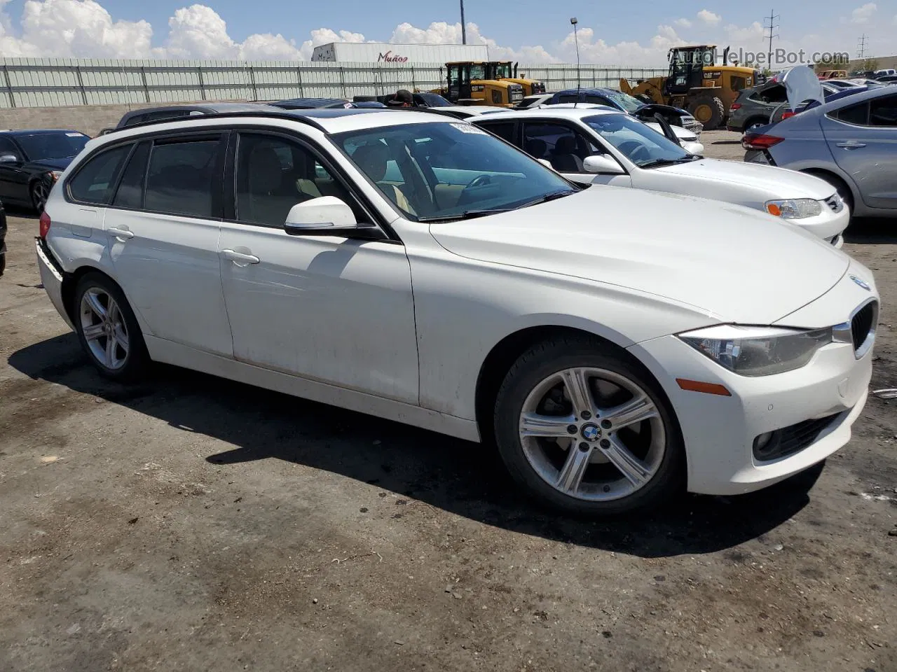 2014 Bmw 328 Xi White vin: WBA3G7C52EKN37812