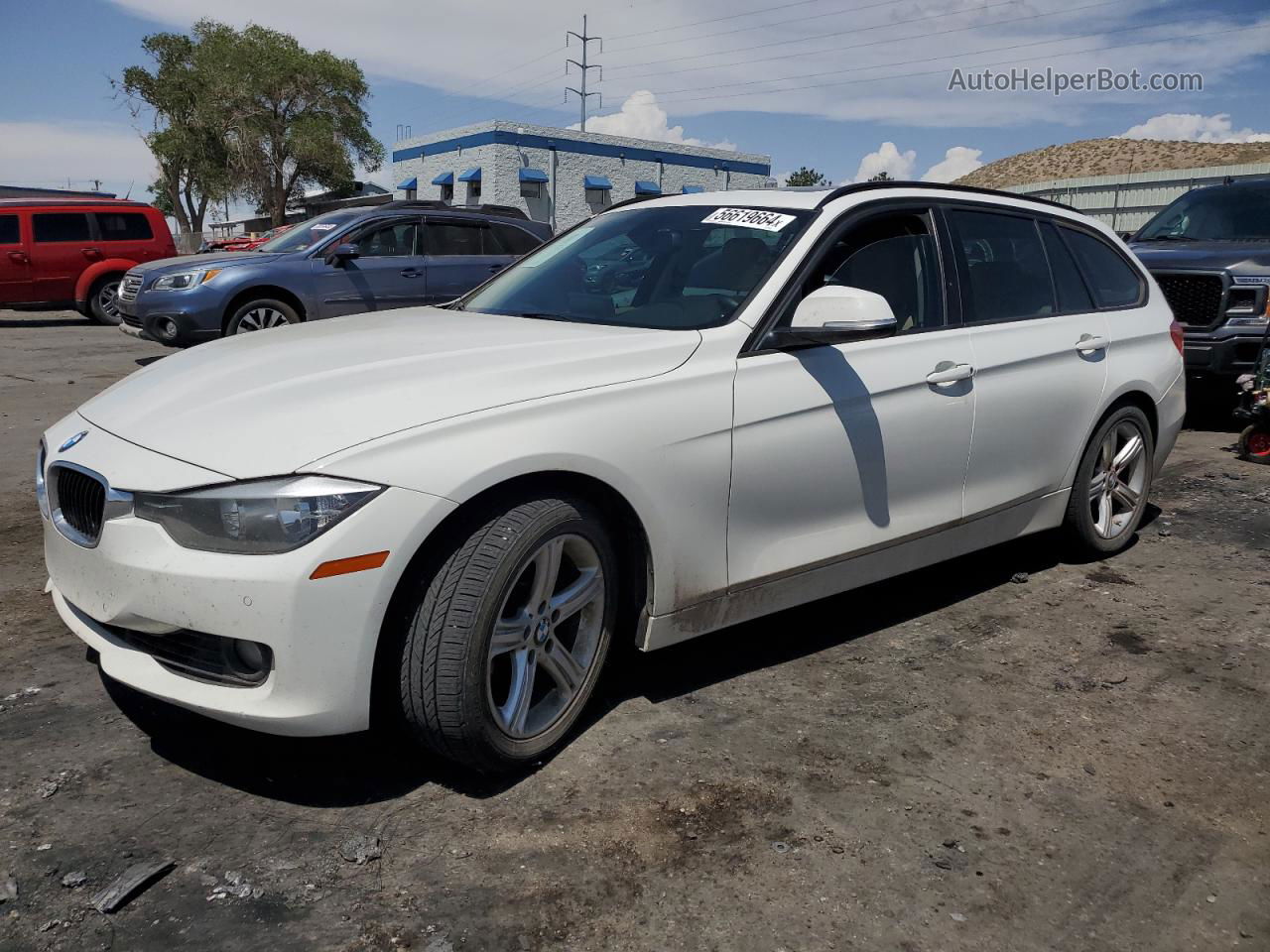 2014 Bmw 328 Xi White vin: WBA3G7C52EKN37812