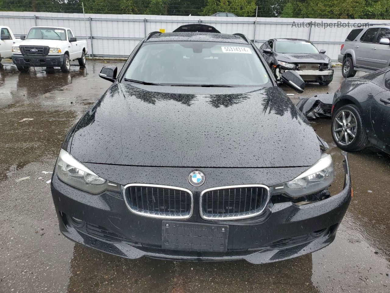 2014 Bmw 328 Xi Black vin: WBA3G7C53EF186062