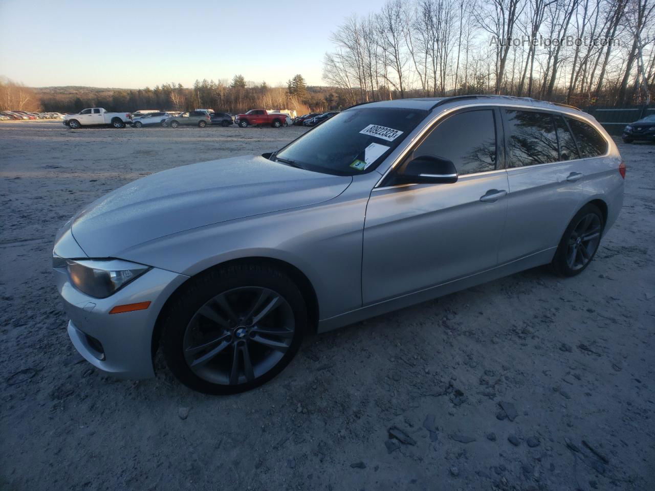 2015 Bmw 328 Xi Silver vin: WBA3G7C54FK297101