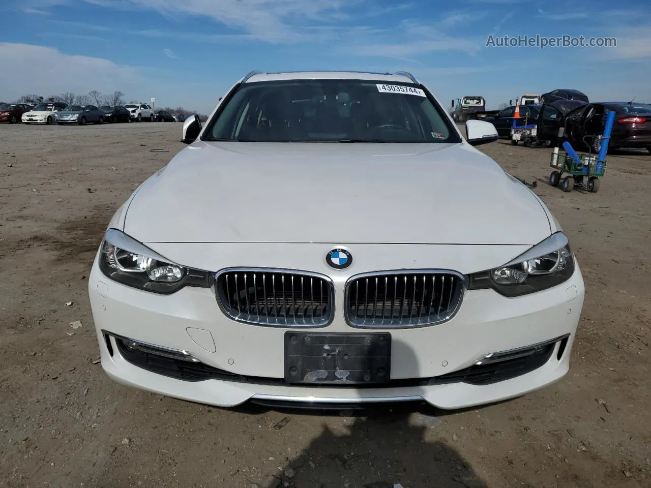 2014 Bmw 328 Xi White vin: WBA3G7C55EKN37724