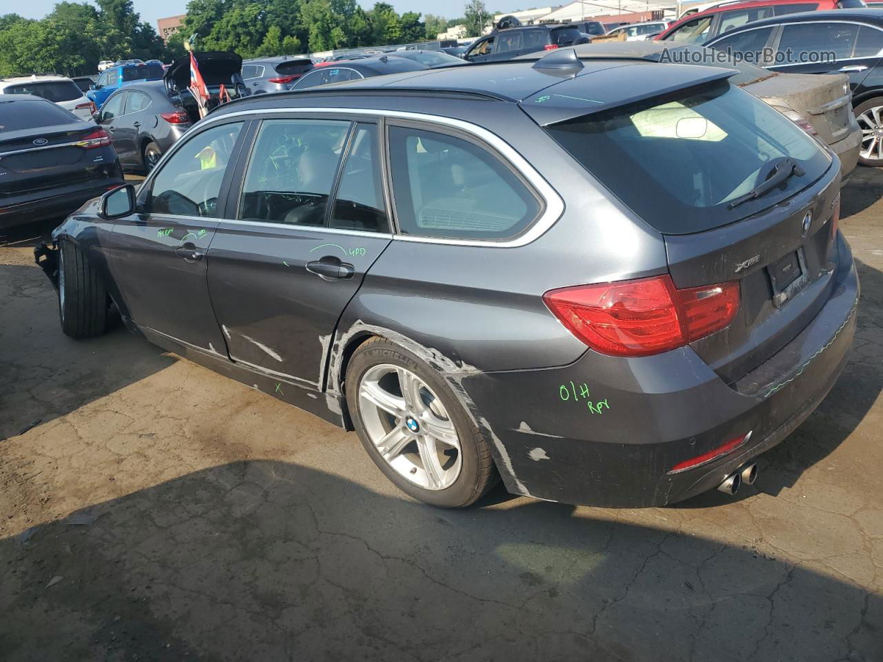 2015 Bmw 328 Xi Gray vin: WBA3G7C56FK480659