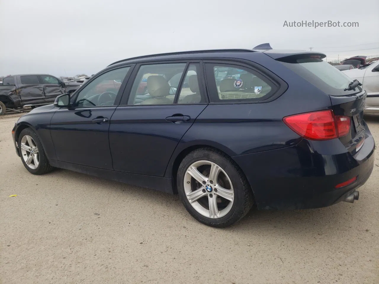 2014 Bmw 328 Xi Blue vin: WBA3G7C57EK296460