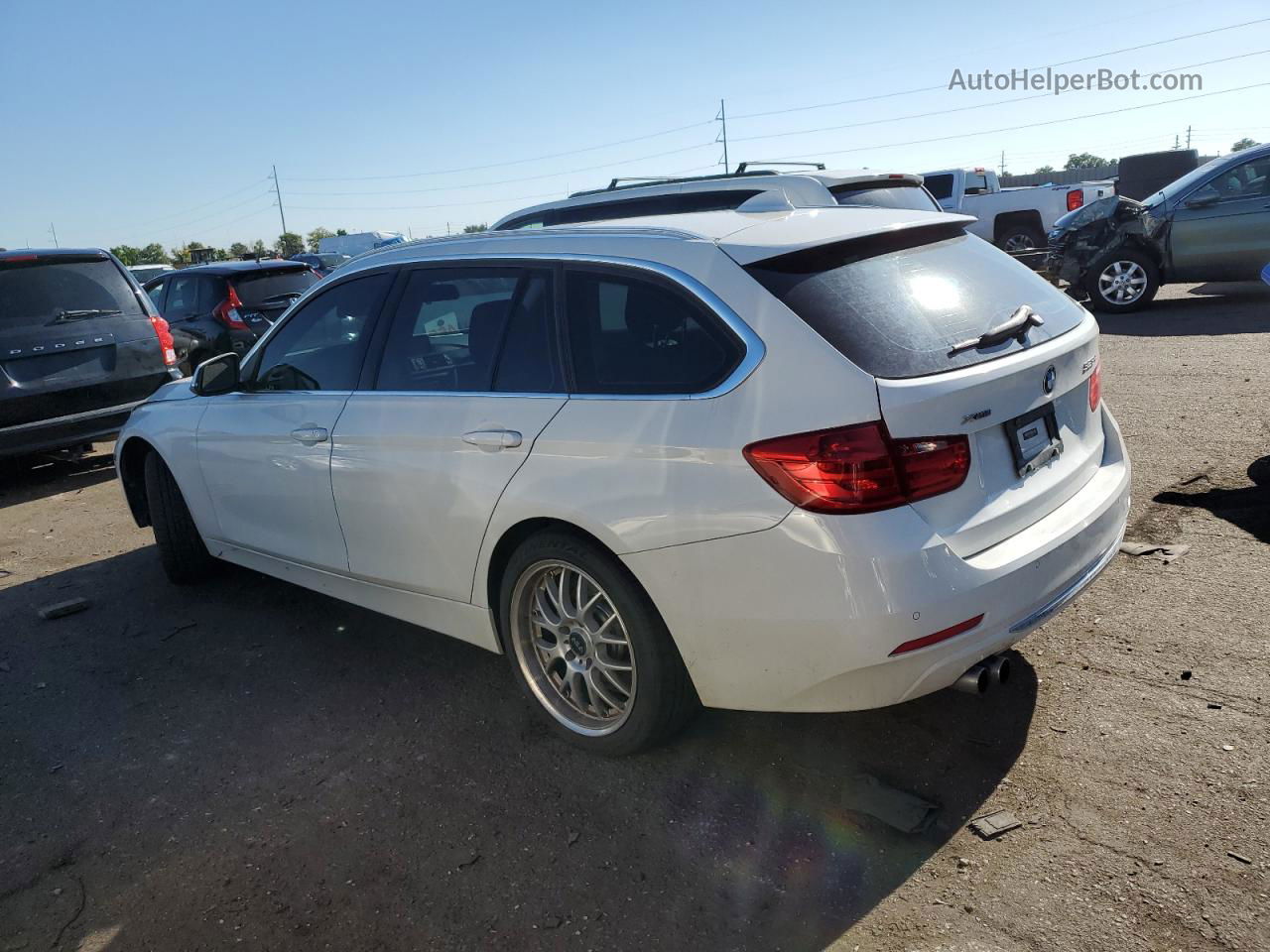 2015 Bmw 328 Xi Белый vin: WBA3G7C57FK297643