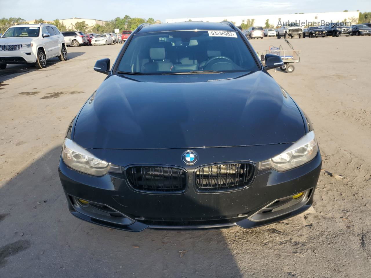 2015 Bmw 328 Xi Черный vin: WBA3G7C58FK297814