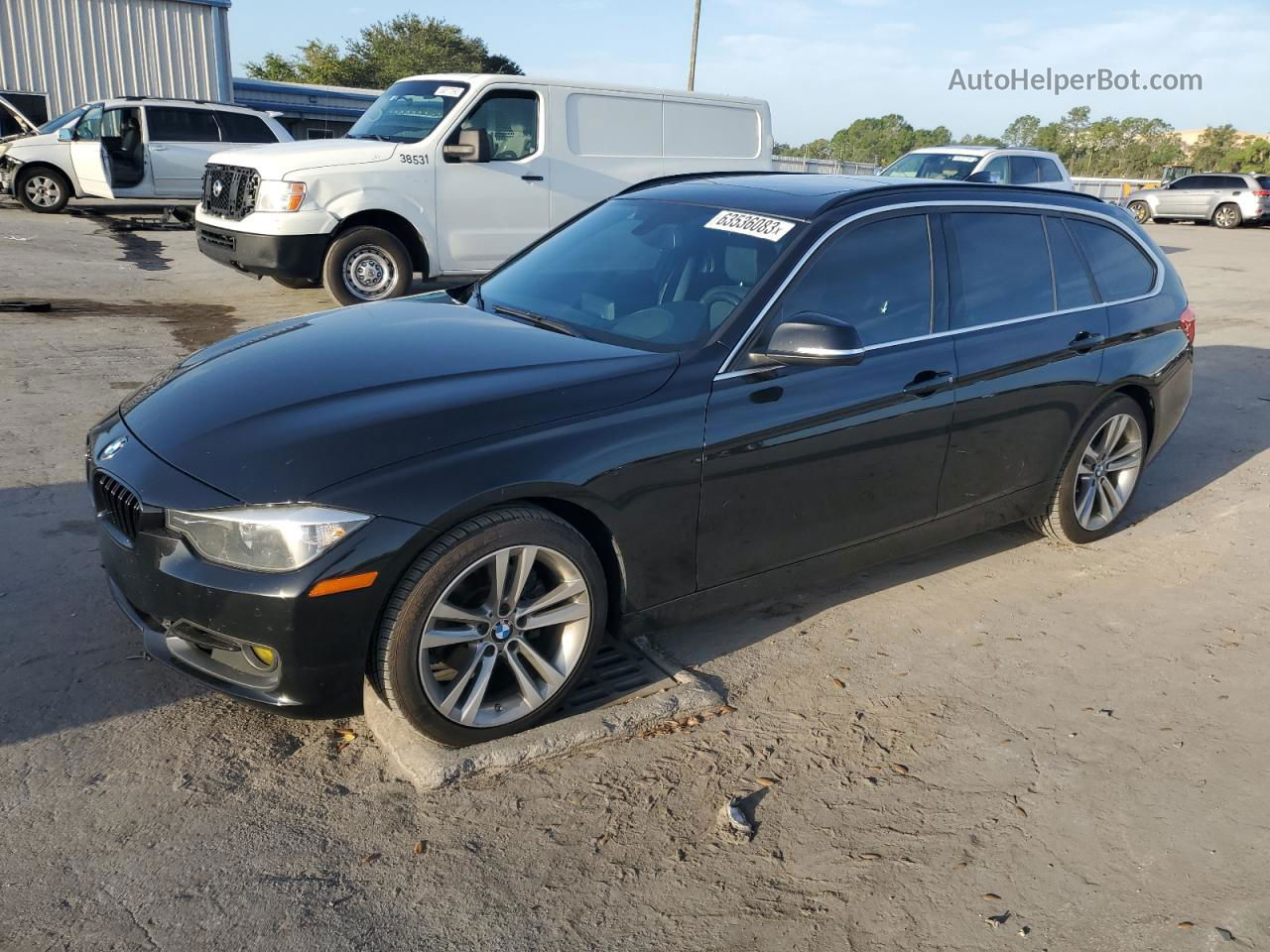 2015 Bmw 328 Xi Black vin: WBA3G7C58FK297814