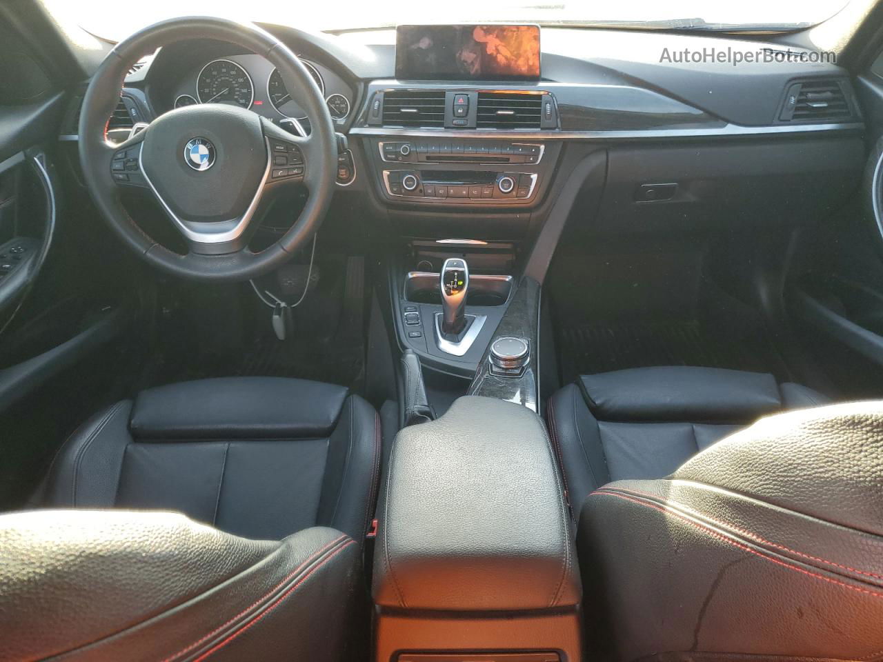 2015 Bmw 328 Xi Черный vin: WBA3G7C58FK297814