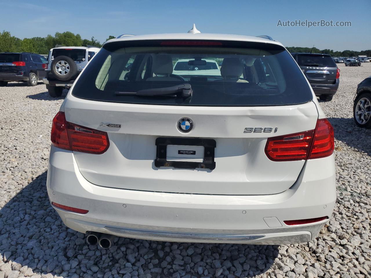 2015 Bmw 328 Xi Белый vin: WBA3G7C59FK297546