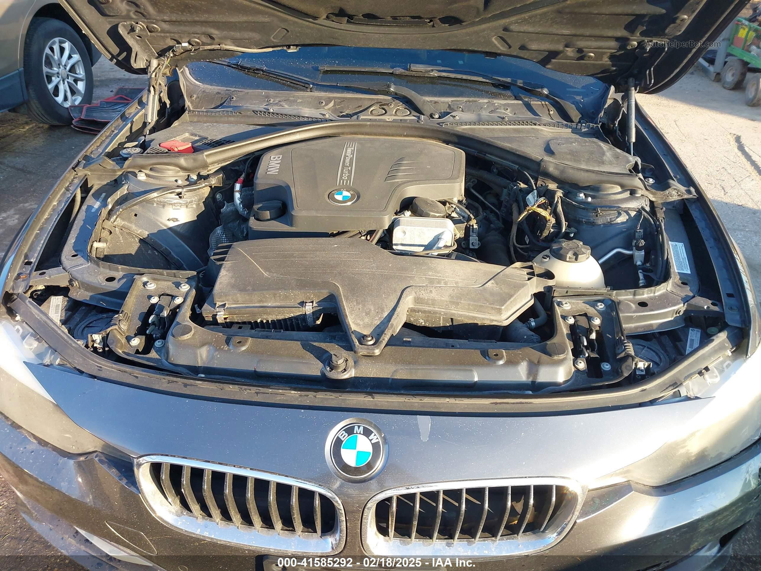 2014 Bmw 328i Xdrive Gray vin: WBA3G7C5XEKN36150