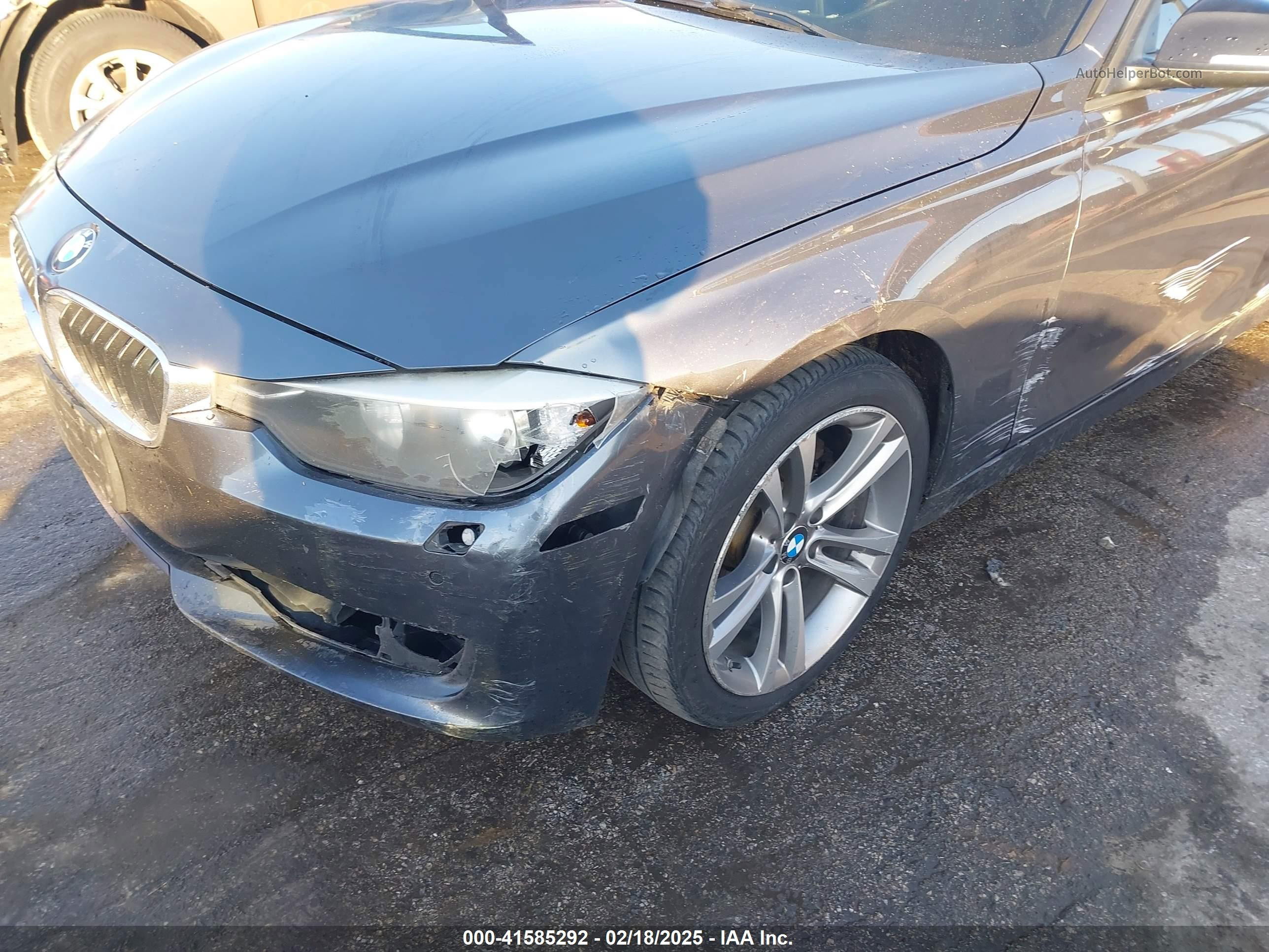 2014 Bmw 328i Xdrive Gray vin: WBA3G7C5XEKN36150