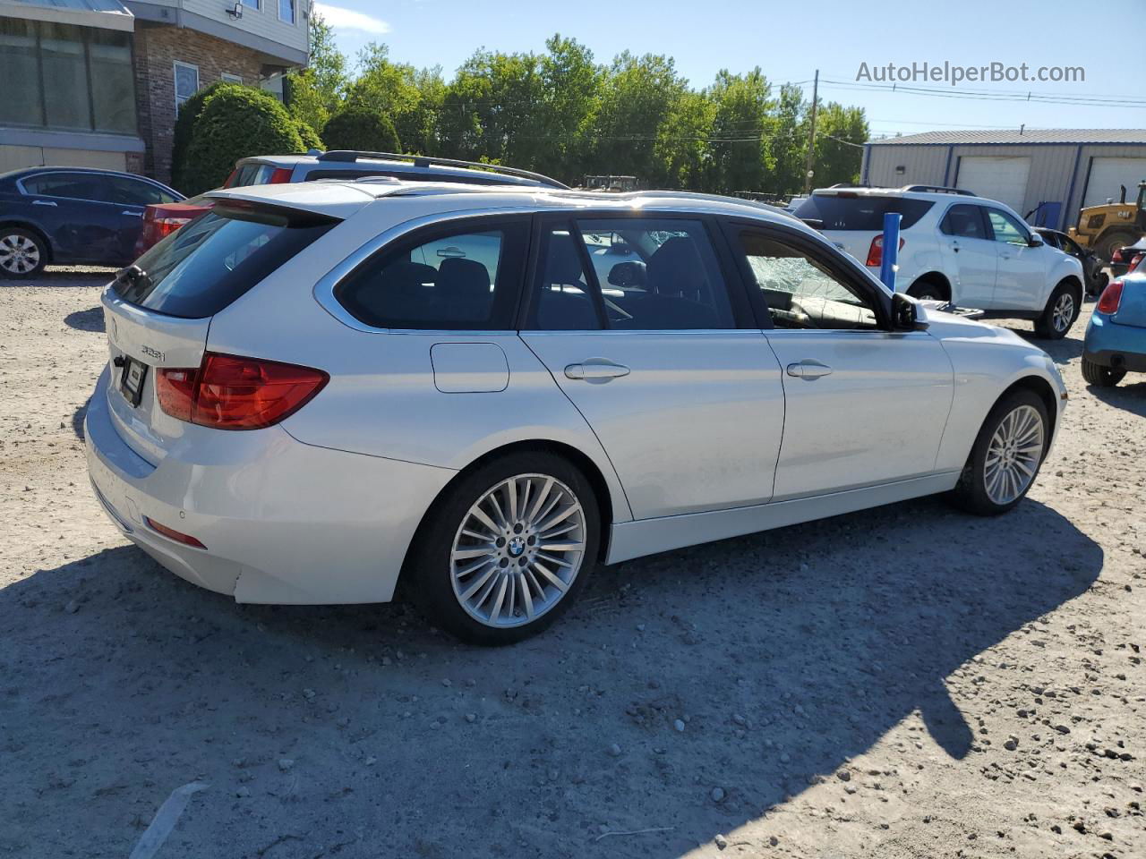 2015 Bmw 328 Xi White vin: WBA3G7C5XFK480521