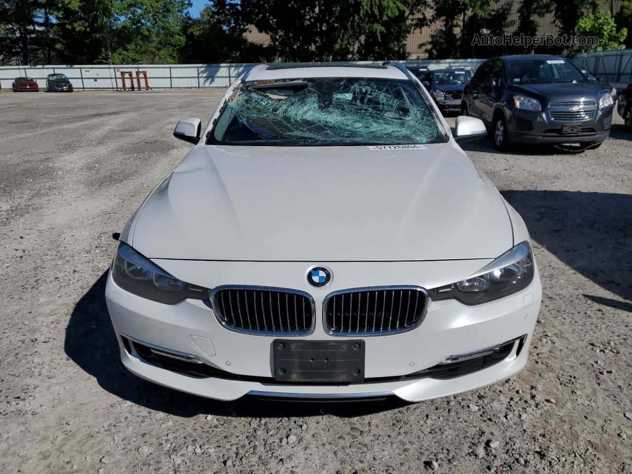 2015 Bmw 328 Xi White vin: WBA3G7C5XFK480521