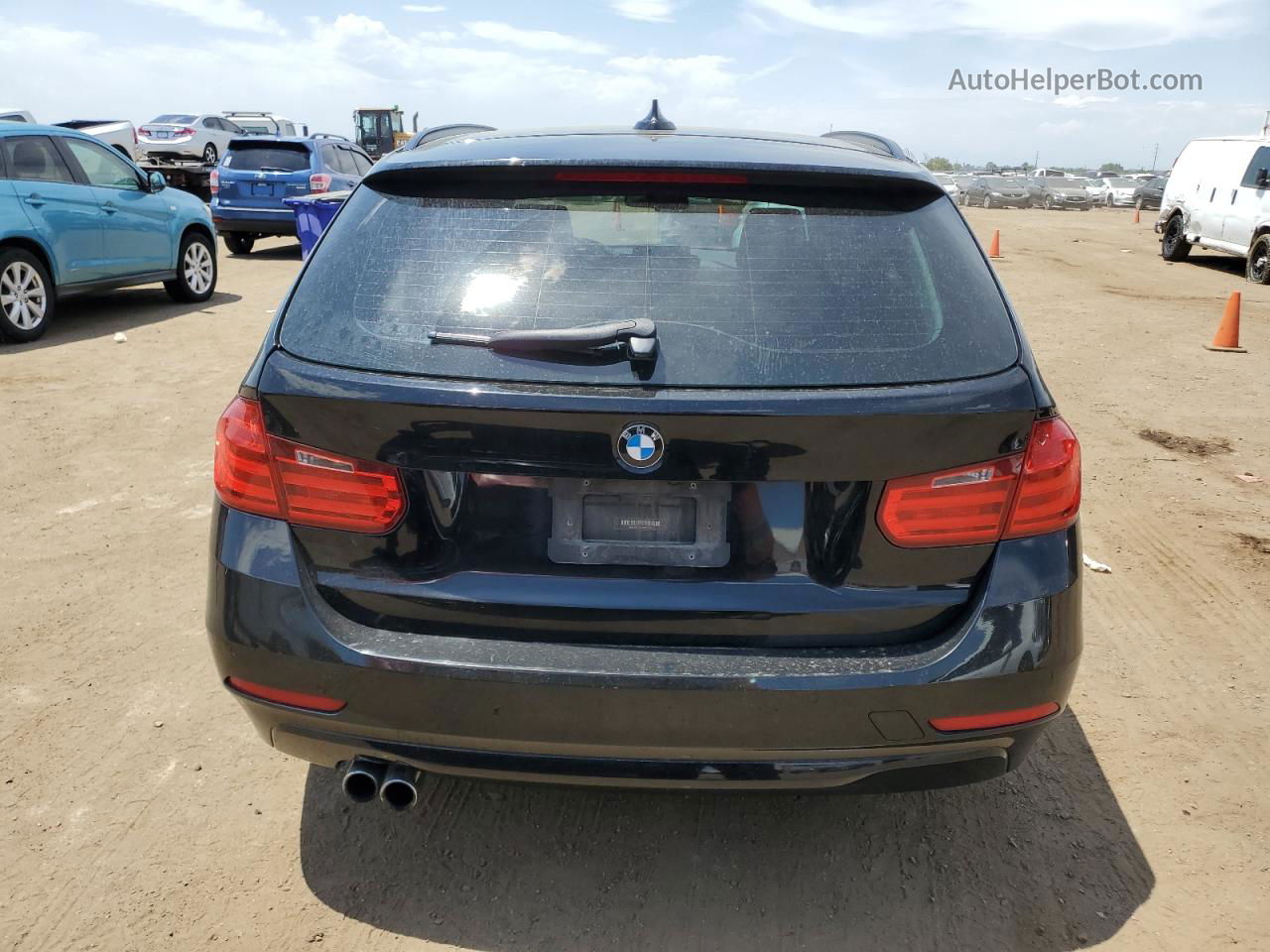 2015 Bmw 328 Xi Black vin: WBA3G7C5XFK481183