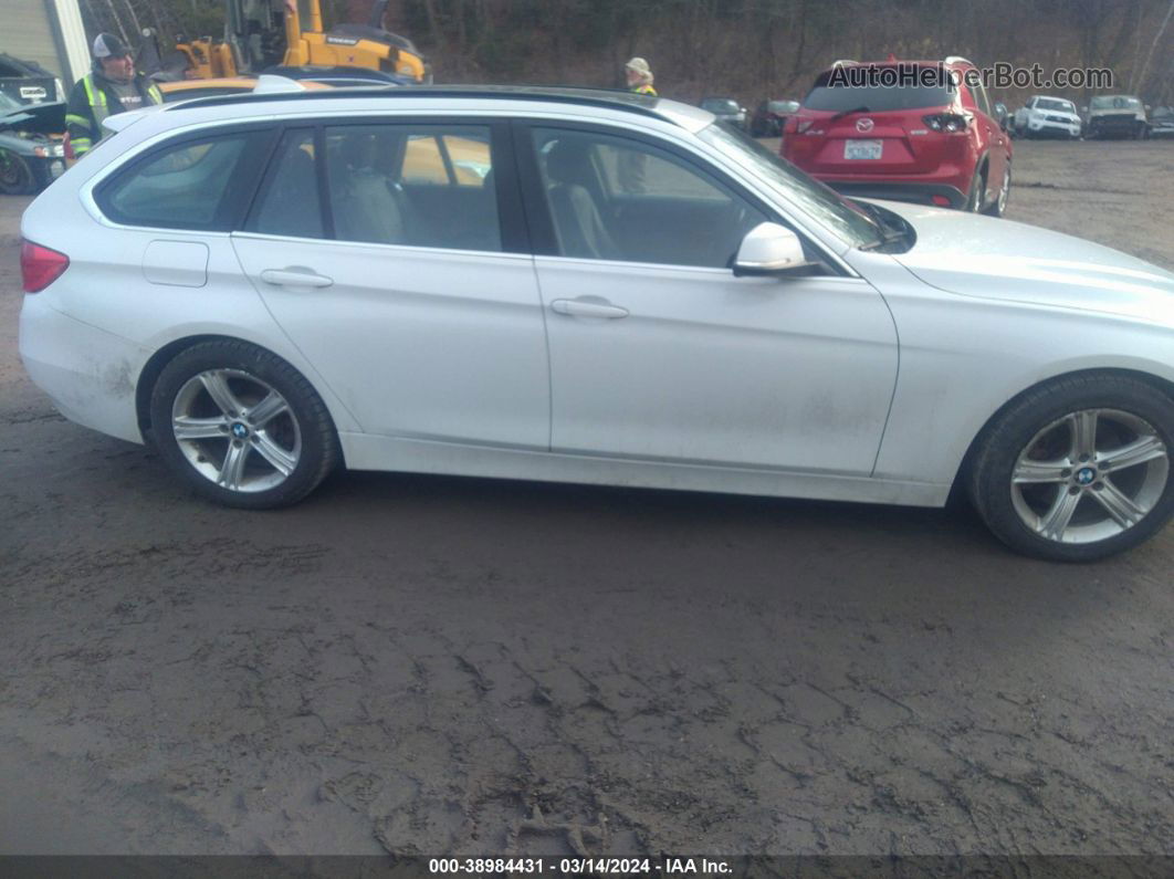 2015 Bmw 328d Xdrive White vin: WBA3K5C50FK300739