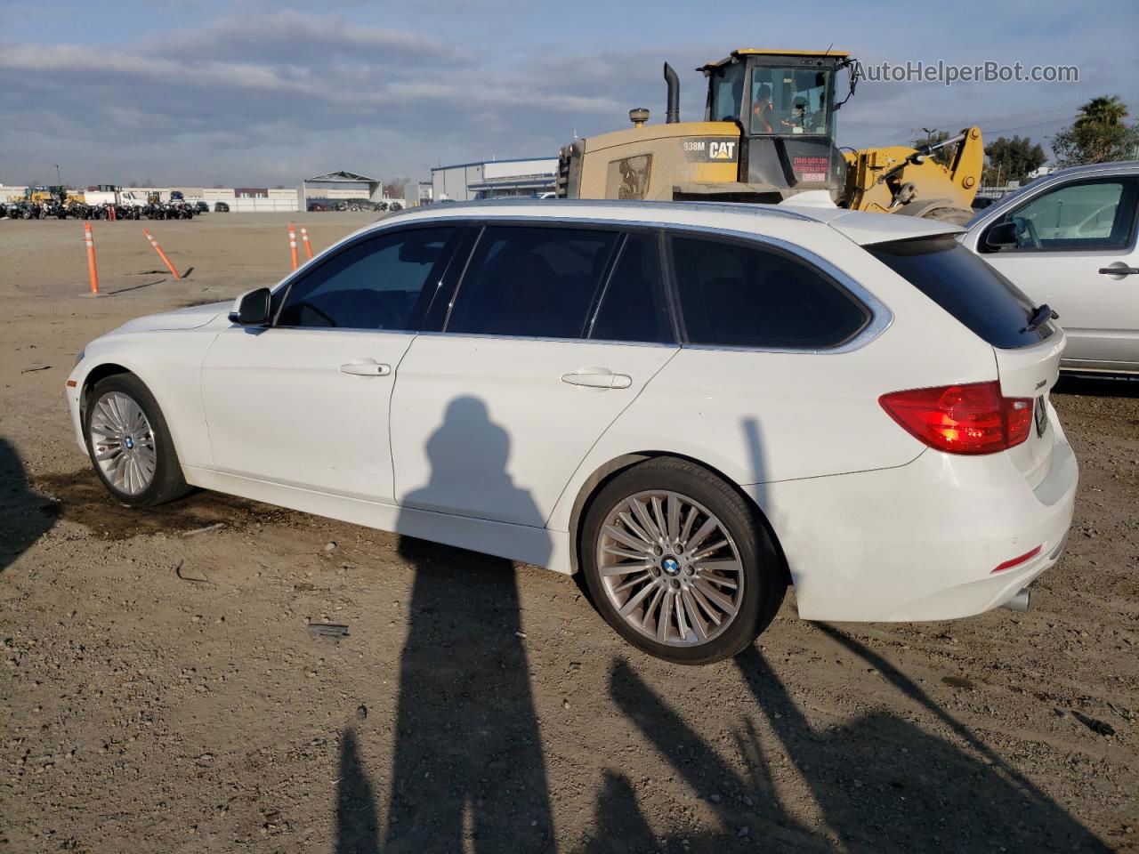 2015 Bmw 328 D Xdrive White vin: WBA3K5C54FK301456