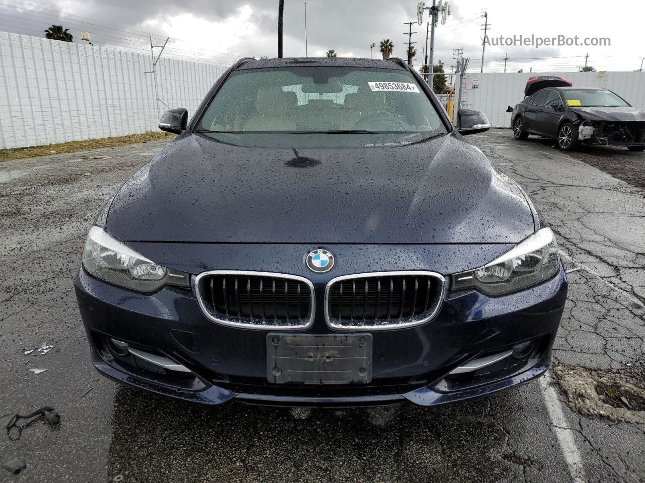 2015 Bmw 328 D Xdrive Blue vin: WBA3K5C56FK300812