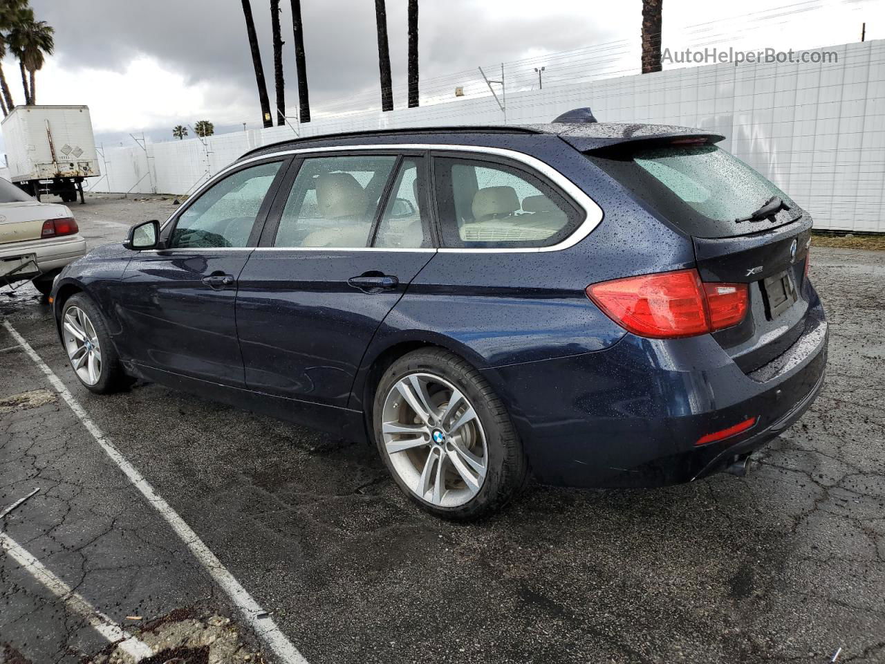 2015 Bmw 328 D Xdrive Blue vin: WBA3K5C56FK300812