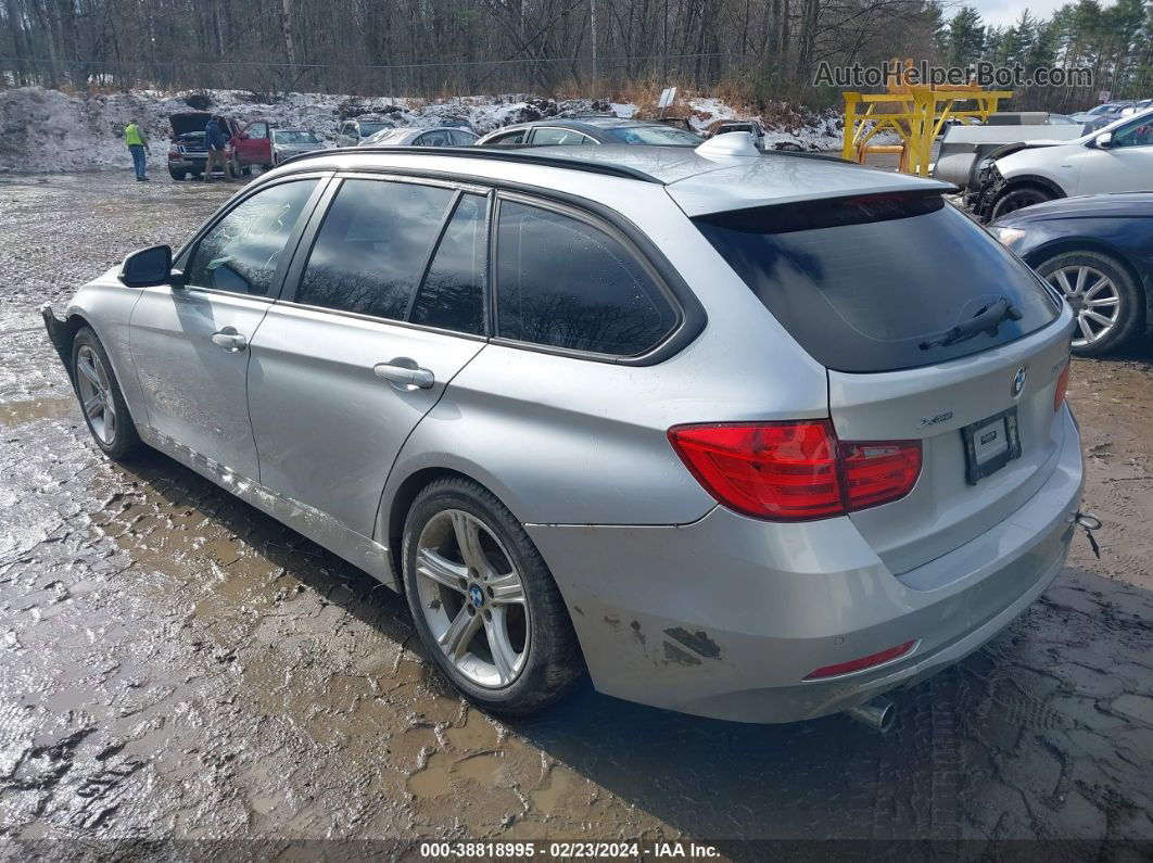 2014 Bmw 328d Xdrive Silver vin: WBA3K5C57EKT33641