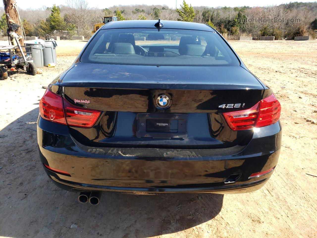 2015 Bmw 428 I Black vin: WBA3N3C51FK232818