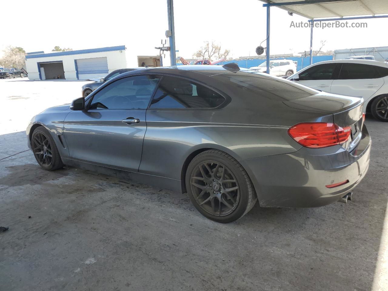 2015 Bmw 428 I Gray vin: WBA3N3C51FK233791