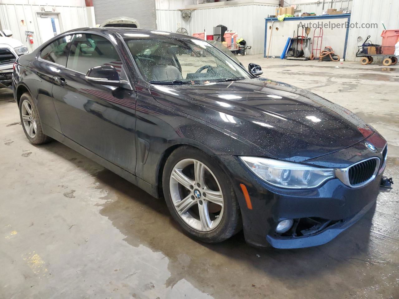 2015 Bmw 428 I Blue vin: WBA3N3C52FK233380