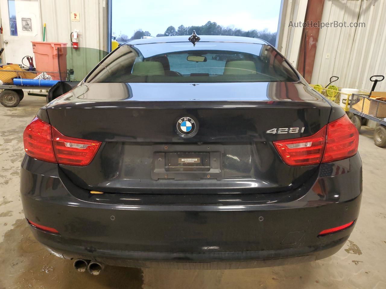 2015 Bmw 428 I Blue vin: WBA3N3C52FK233380