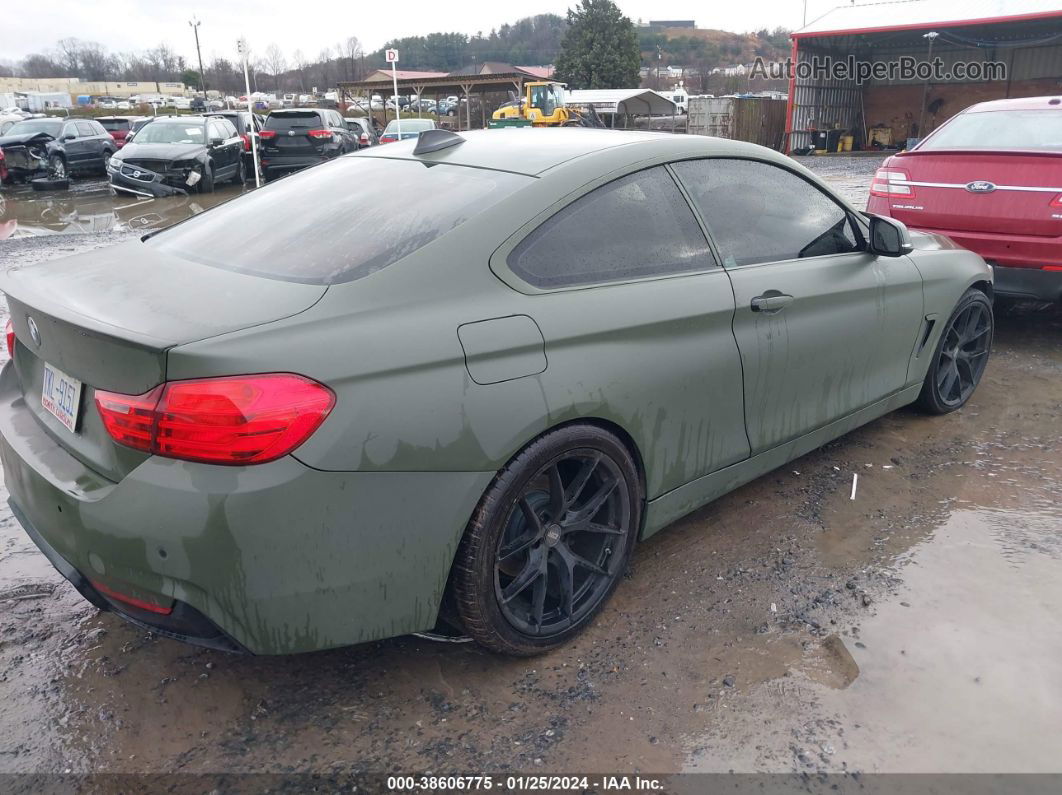 2015 Bmw 428i Green vin: WBA3N3C52FK234139