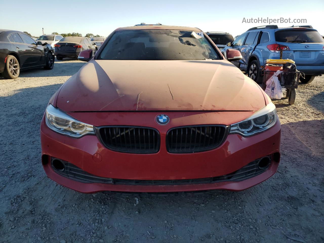 2015 Bmw 428 I Red vin: WBA3N3C53FK233565