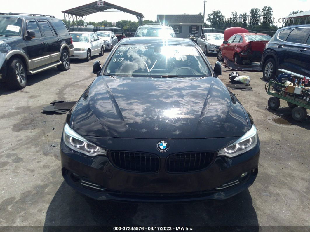 2015 Bmw 4 Series 428i Black vin: WBA3N3C53FK233971