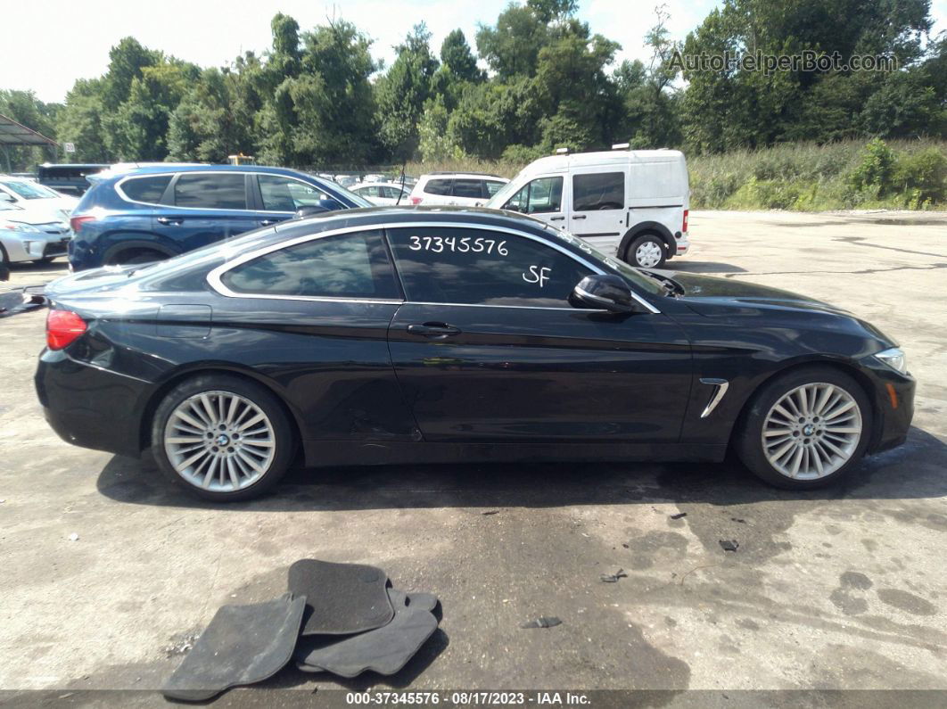 2015 Bmw 4 Series 428i Black vin: WBA3N3C53FK233971